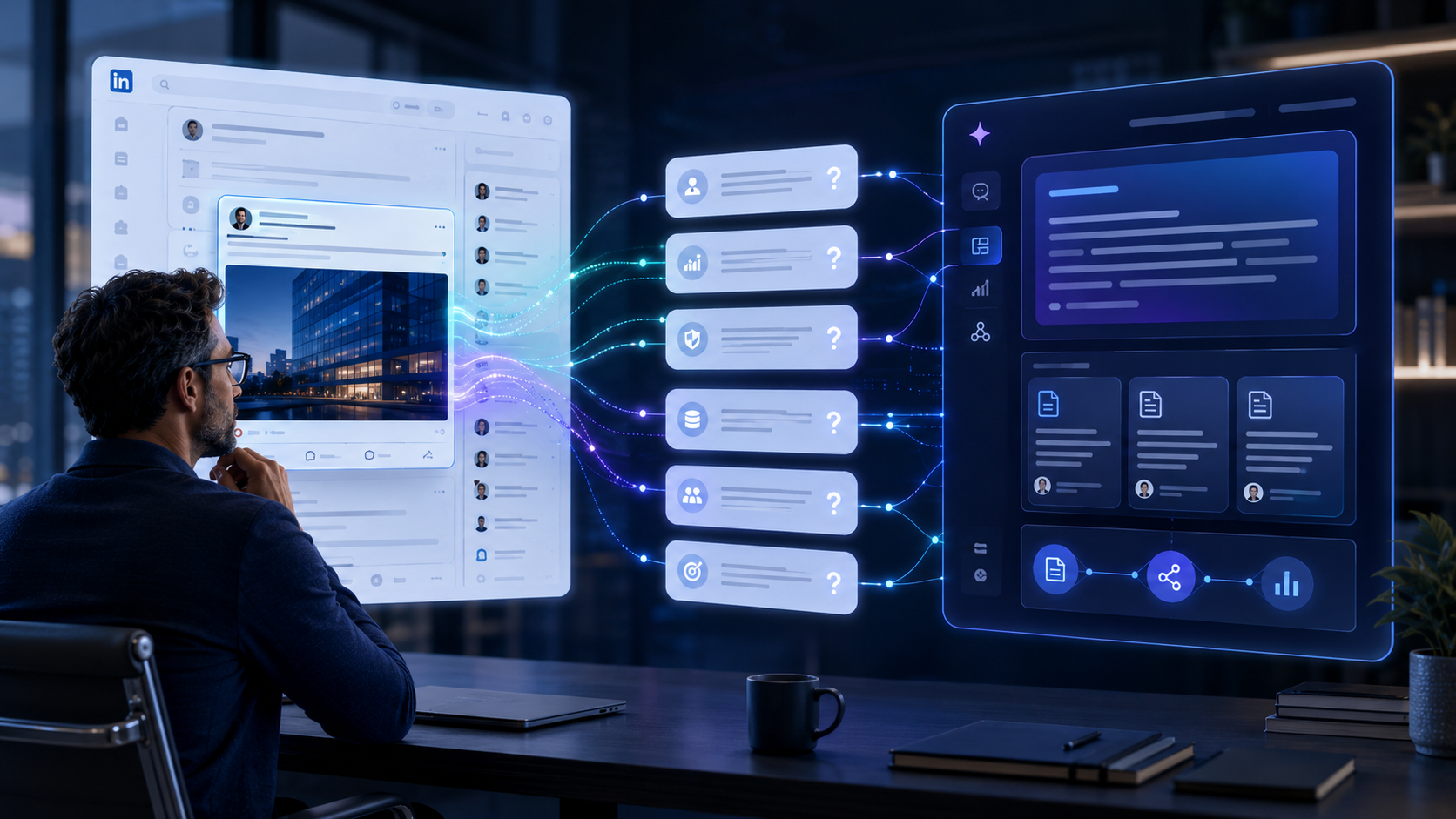 Un post LinkedIn transformé en source pour les réponses IA consultées par des prospects B2B.