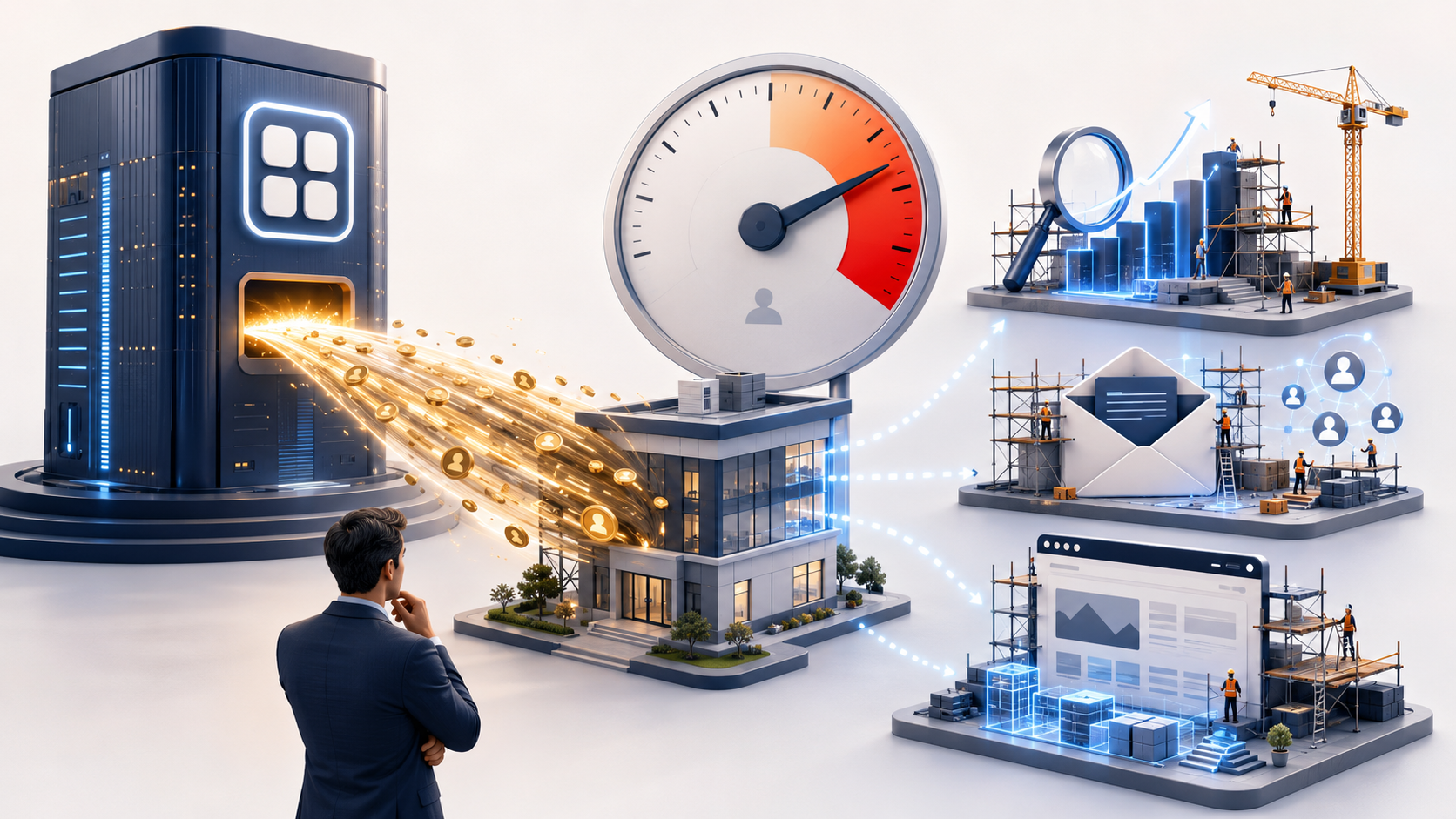 Illustration du risque de dépendance à 70 % du chiffre d’affaires sur une marketplace B2B
