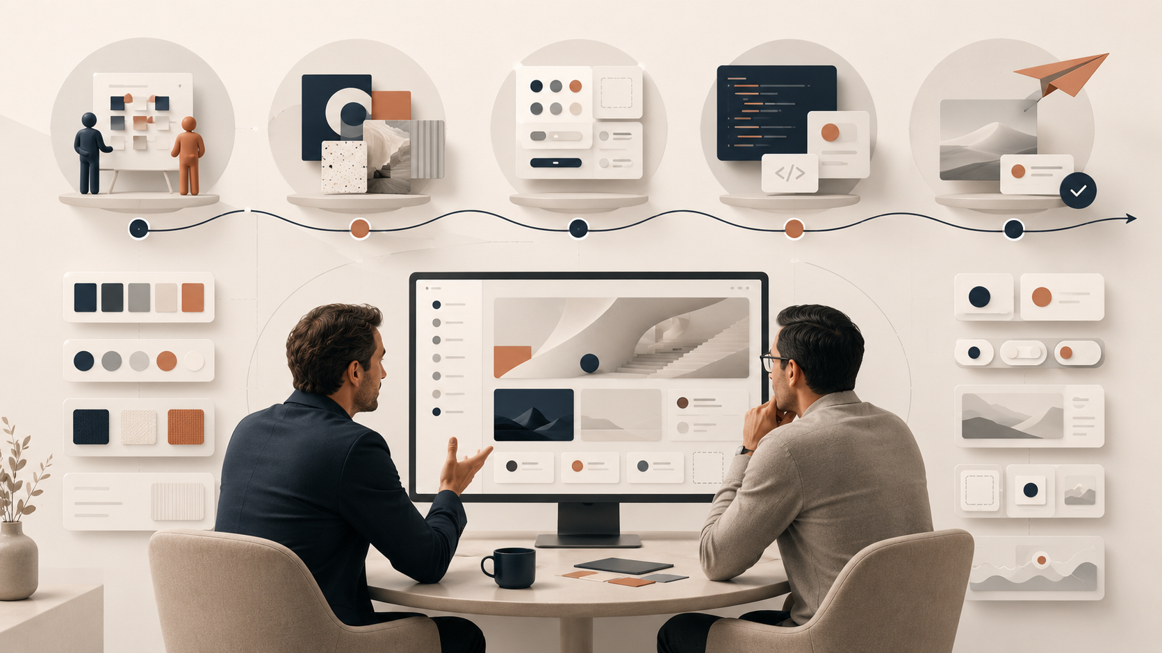 Méthodologie founder-to-founder en cinq étapes pour un projet web PME