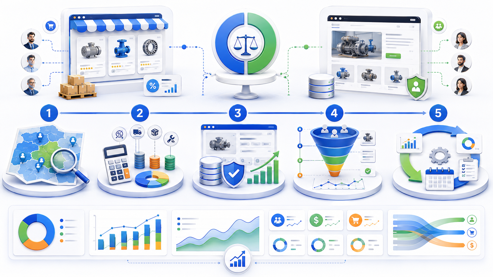 Roadmap en cinq étapes pour équilibrer marketplace B2B niche et site propre