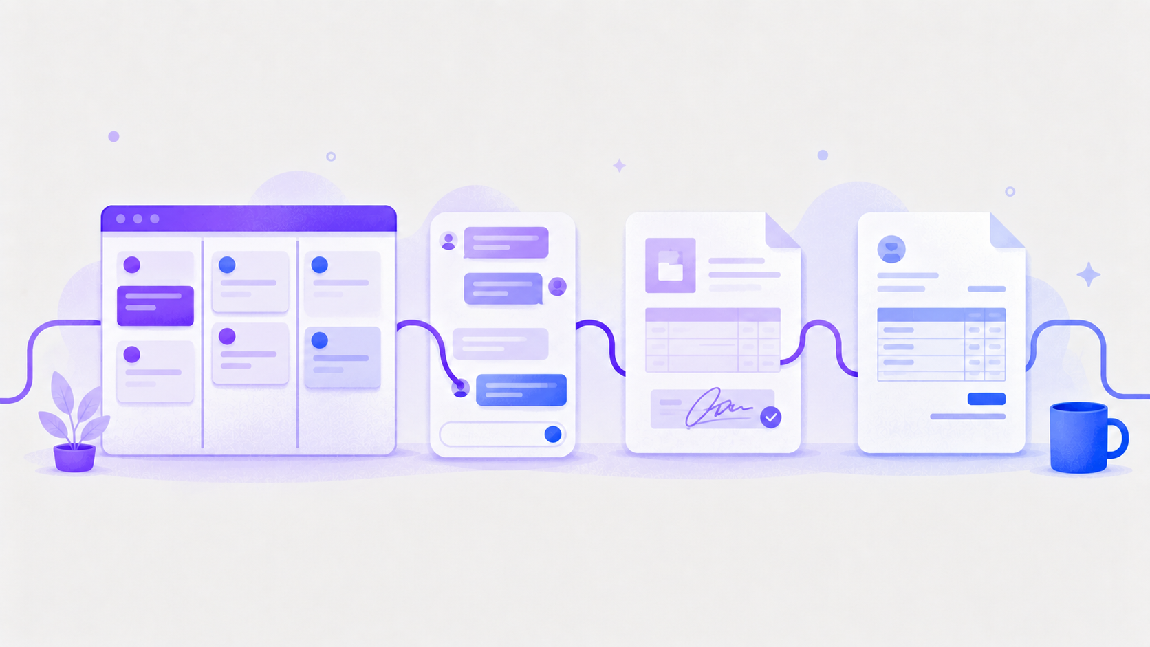 Prospection, devis, projet et facturation réunis dans Uxomnia CRM