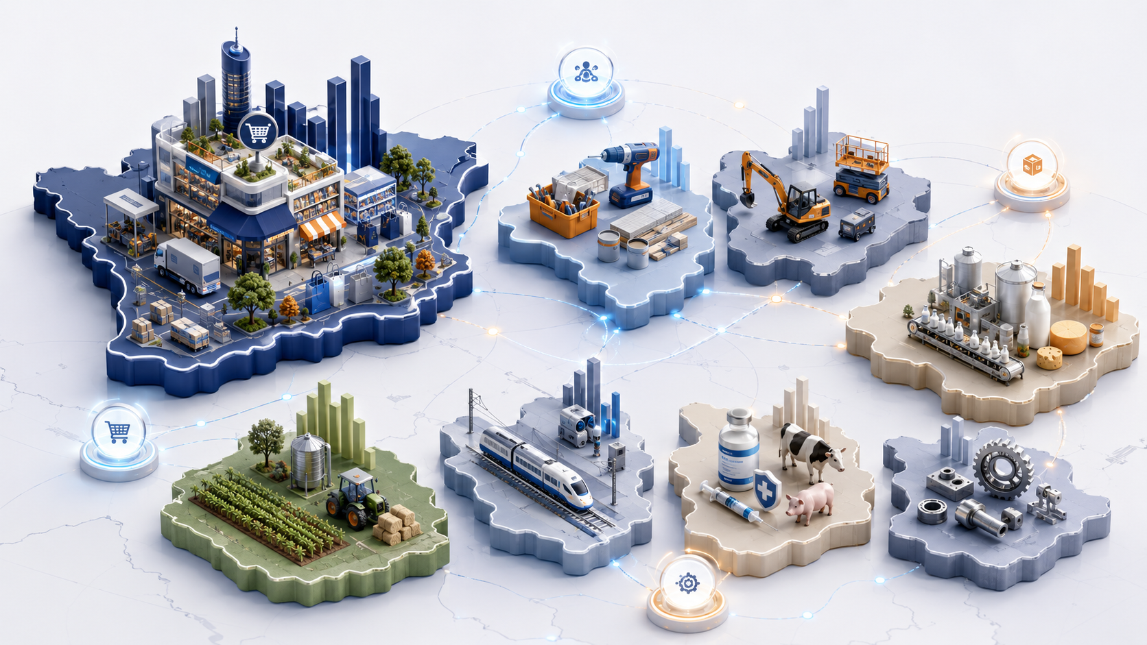 Cartographie des secteurs français où les marketplaces B2B niche sont les plus matures